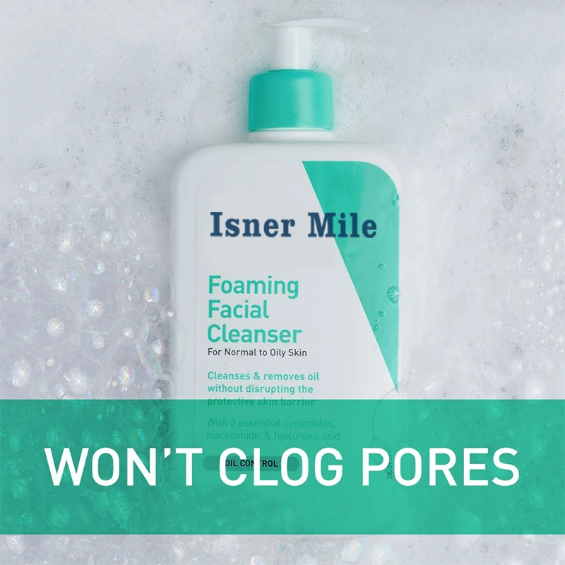Private Label High Quality Foaming Facial Cleanser for Oily Skin