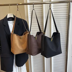 2026 Large-capacity Crossbody Bag Suede Fashion Single-shoulder Bag for Ladies Two-in-one Messenger Bag for Women