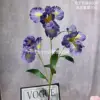 Peinture à l'huile : Iris violet foncé