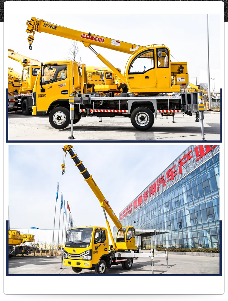 China Super Low Price Truck Crane 5 Ton Truck Crane 20m Lifting Height