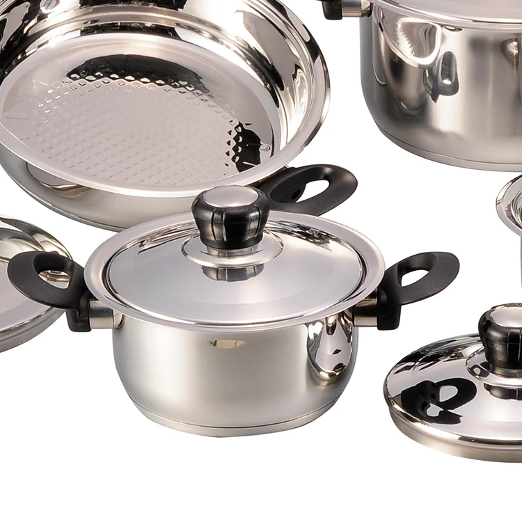 Commercial Cookware Steamer Cooking Casserole Pots Non Stick Cookware Set supplier