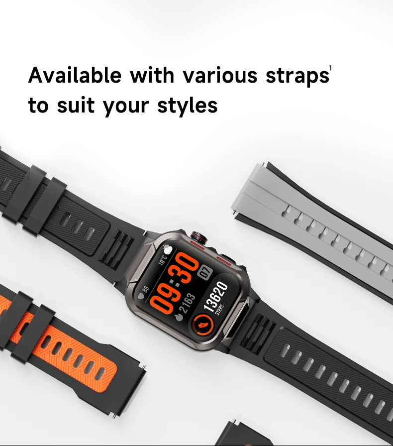 DF GTS9 MAI Health Vitality Score AMOLED Display Magnetic Heart Rate Blood Oxygen Sleep Monitoring HRV Stress Mood Tracking