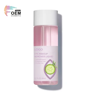 Wholesale Cucumber Green Tea Oil Free Moisturizing Hypoallergenic Gently Skin Cleansing Makeup Remover for Sensitive Eyes