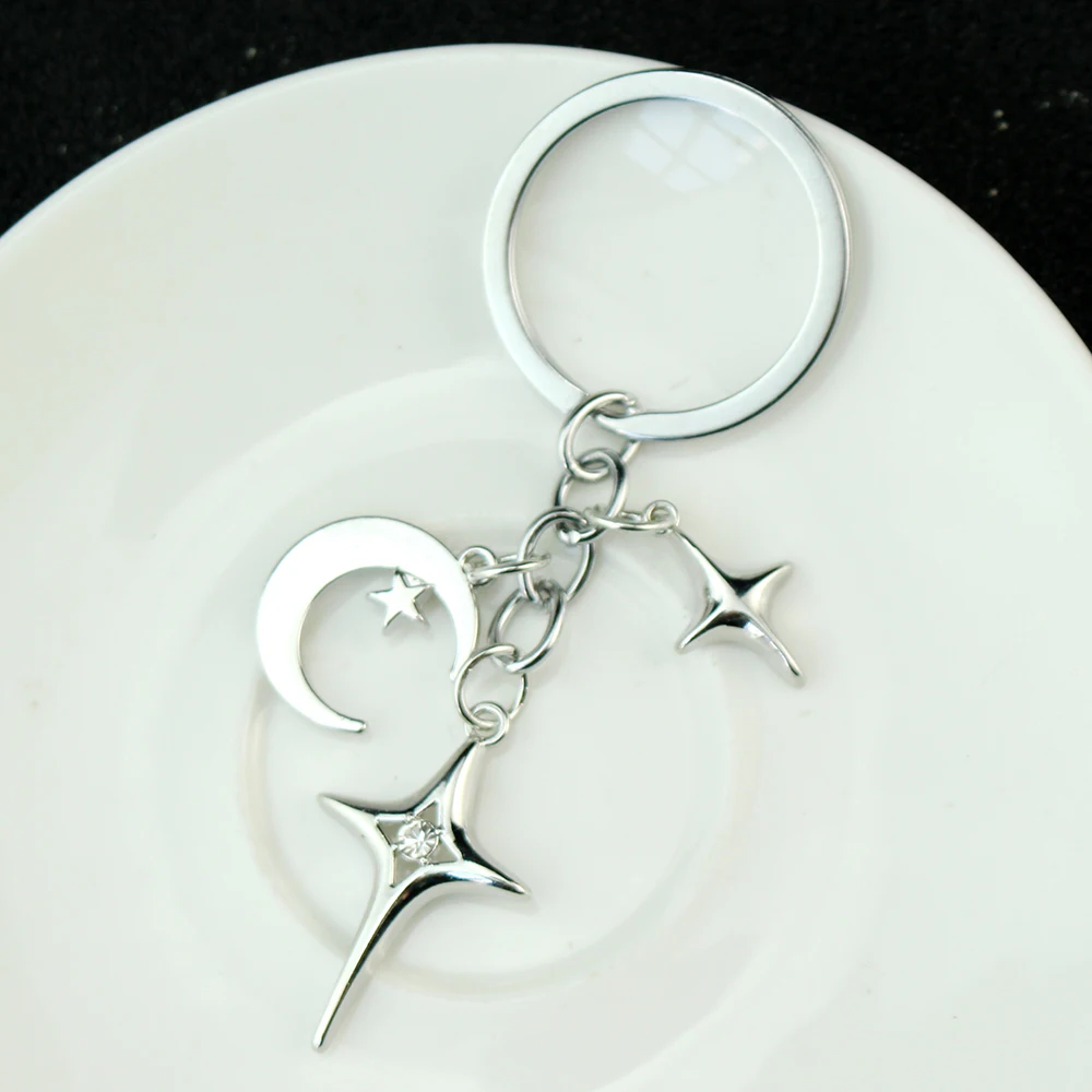 Llavero Con Colgante De Corazón De Dedo De Acero Inoxidable, Llavero De Garabato De Relaciones A Larga Distancia, Regalo De Recuerdo Para Hombres Y Mujeres, Plateado