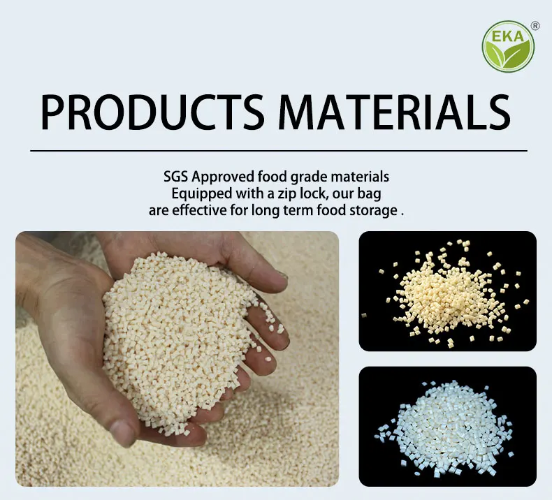 Biodegradable Cornstarch Pouch Compostable Garment Packaging With Self