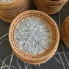 panier en coquille de feuille gris foncé