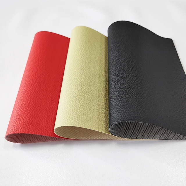 Various Pattern Vinyl Auto PVC Rexine Leather Stock Lot for Sofa