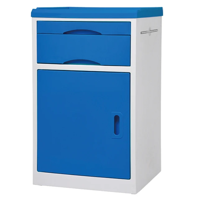 New Hospital Furniture And Equipment Abs Storage Locker Cabinet Medical Hospital Bed Patient Bedside Table Cabinets For Patient