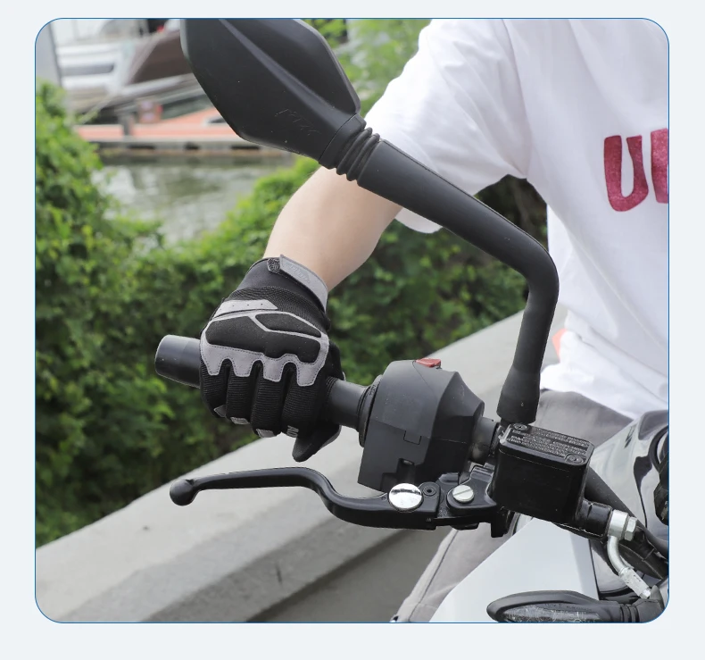 Unisex Motorcycle Gloves Winter Fabric Touch Screen Full Finger Hand Gloves For Sport Cycling Motorcycle Bike factory