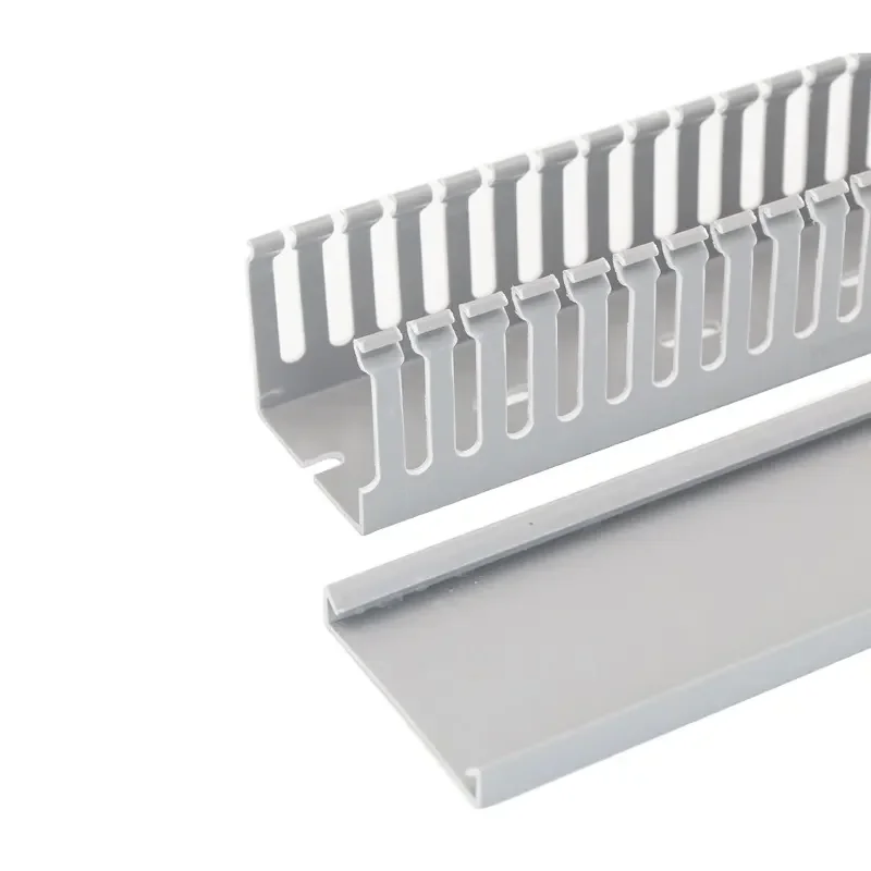 PVC Electrical Wire Channel Slotted Design for Efficient Wiring Ducts
