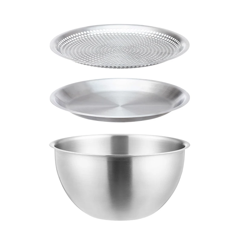 SHIMOYAMA High Quality Stainless Steel Salad Bowl Mixing Bowl for Kitchen Baking - Image 2
