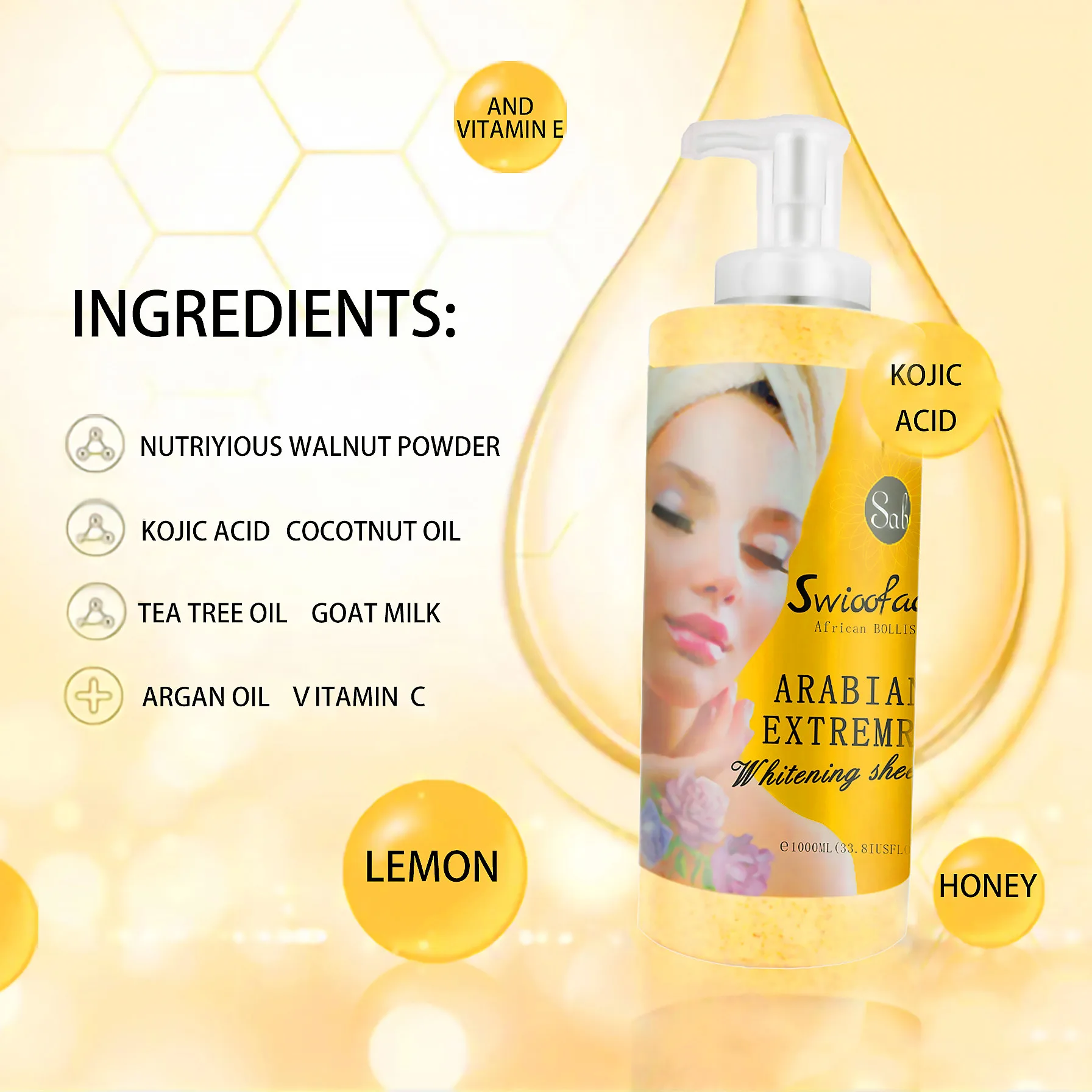 
 Частная этикетка органический Отшелушивающий фруктовый скраб для мытья тела и гель для душа  