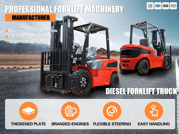 3.5 TON 5 TON  6 TonDiesel/Gasoline/LPG Forklift 2T Forklift Manufacturer with Core Engine Component Forklift Factiria details