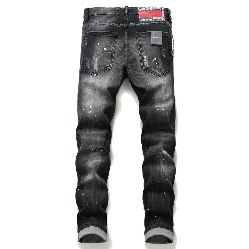 Original Style Custom D2 Jeans Pants Stretch Man Ripped Skinny Jeans ...