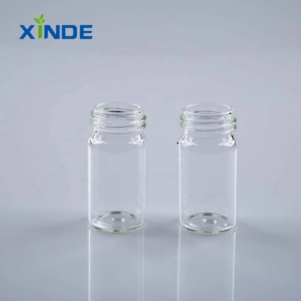 Various styles tubular vial bottle amber clear empty bottles with cork cap