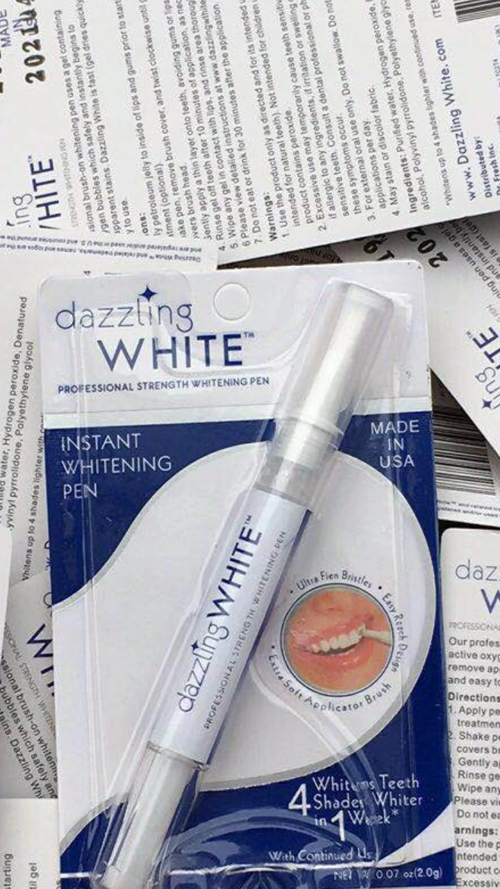 Dazzling White Teeth - Professional Peroxide Whitening Pen