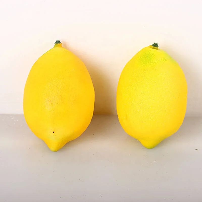 Lifesize Polystyrene Foam Artificial Lemon