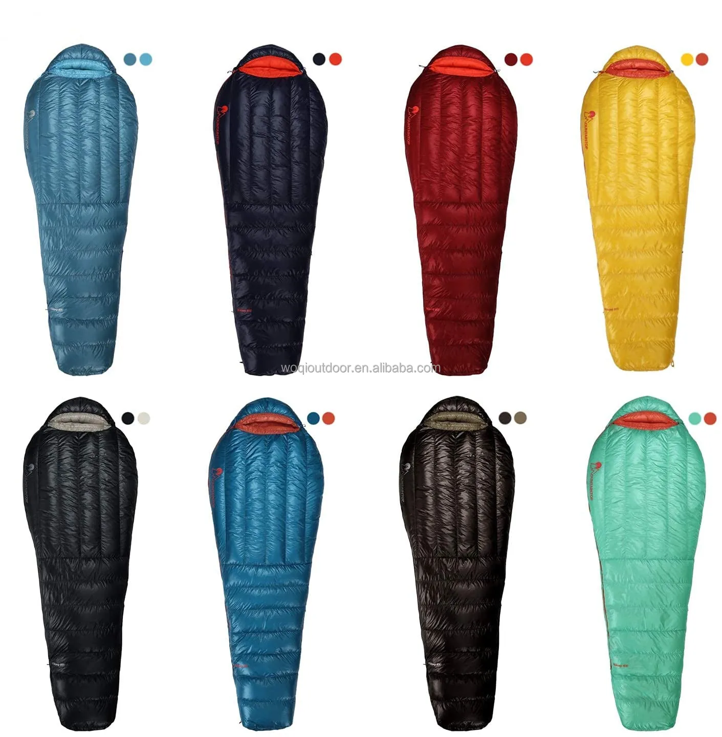 Wq Mummy Sleeping Bags 650 Fill Power Duck Down Suits For 41