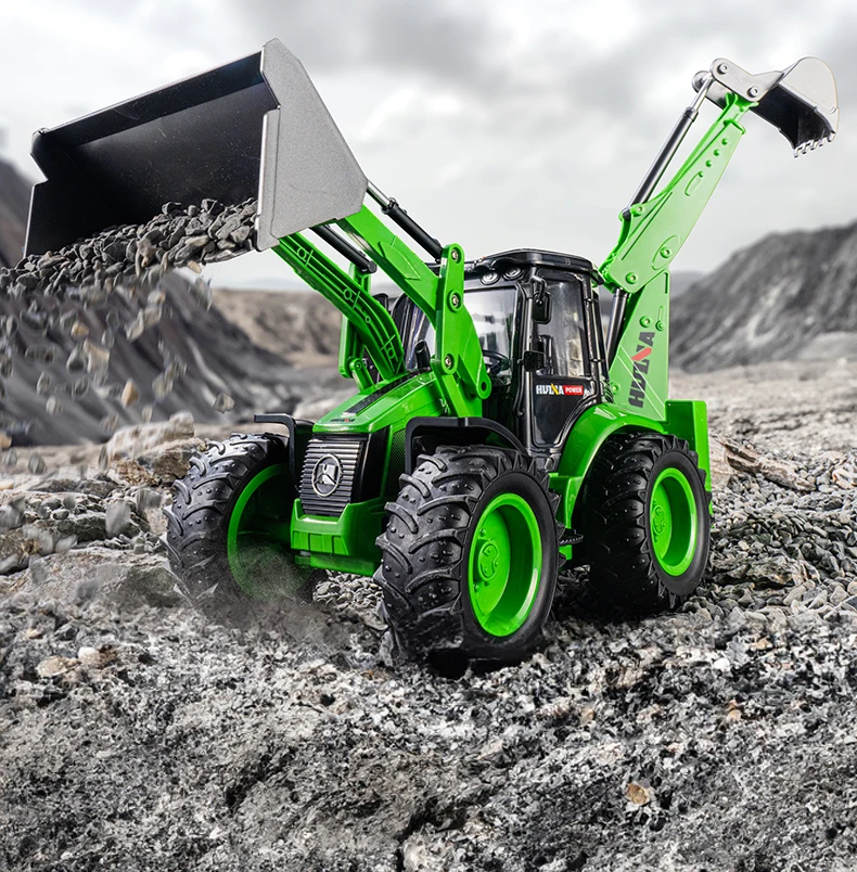Huina 1/14 RC Metal Excavator Digger - 23 Channel