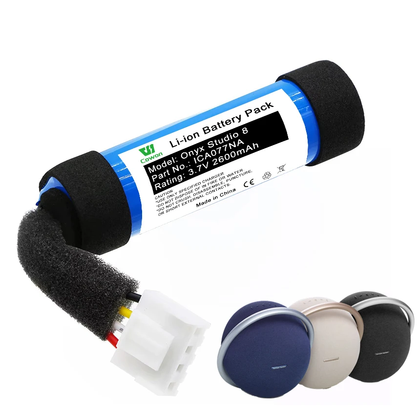 แบตเตอรี่ 3.7V 2600mAh Lithium Ion ICA077NA Onyx Studio 8 ลำโพงไร้สายบลูทูธ