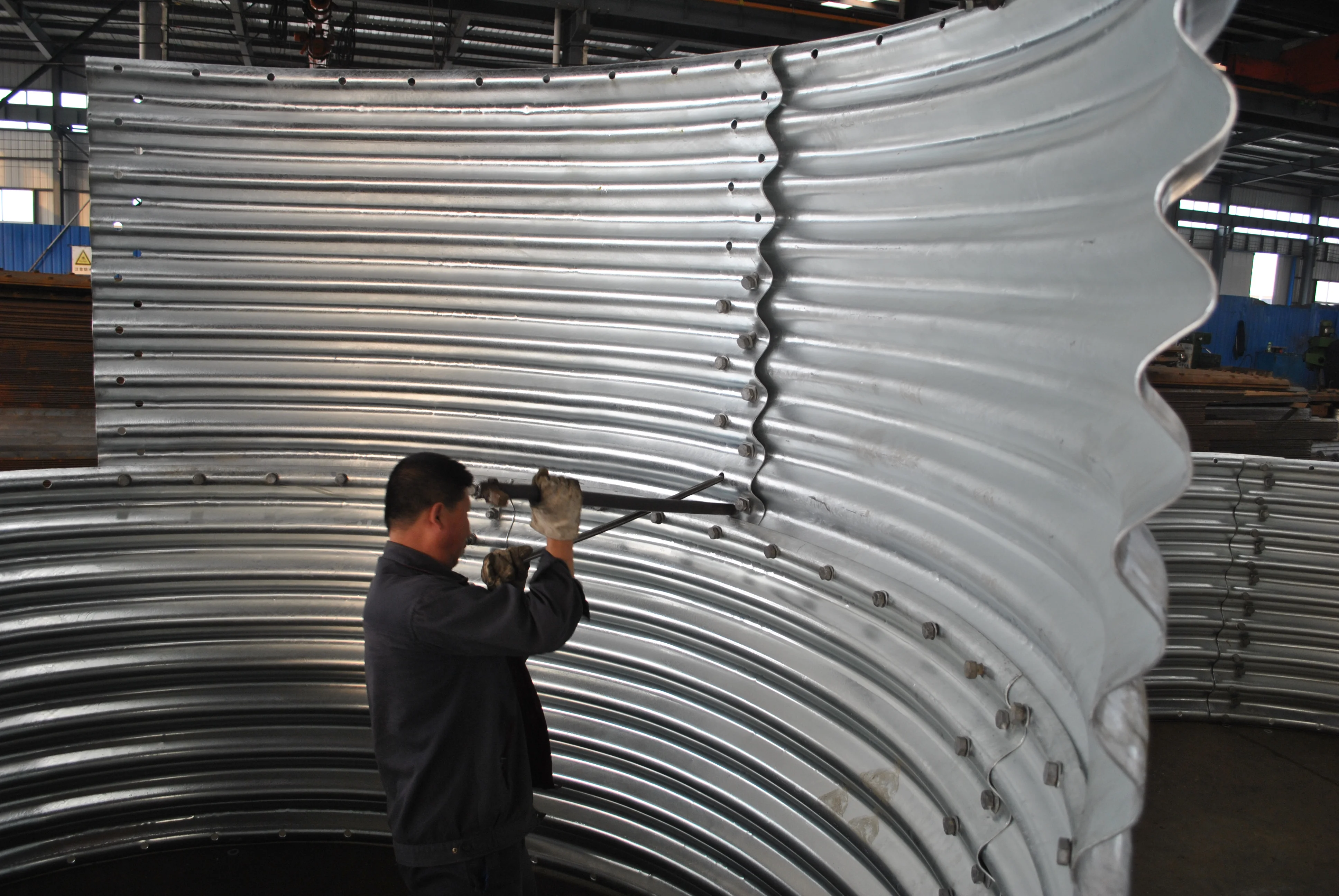 Customizable Culvert pipe Oval Shaped Steel Road Cheap 36 Inch Corrugated metal Pipe Price