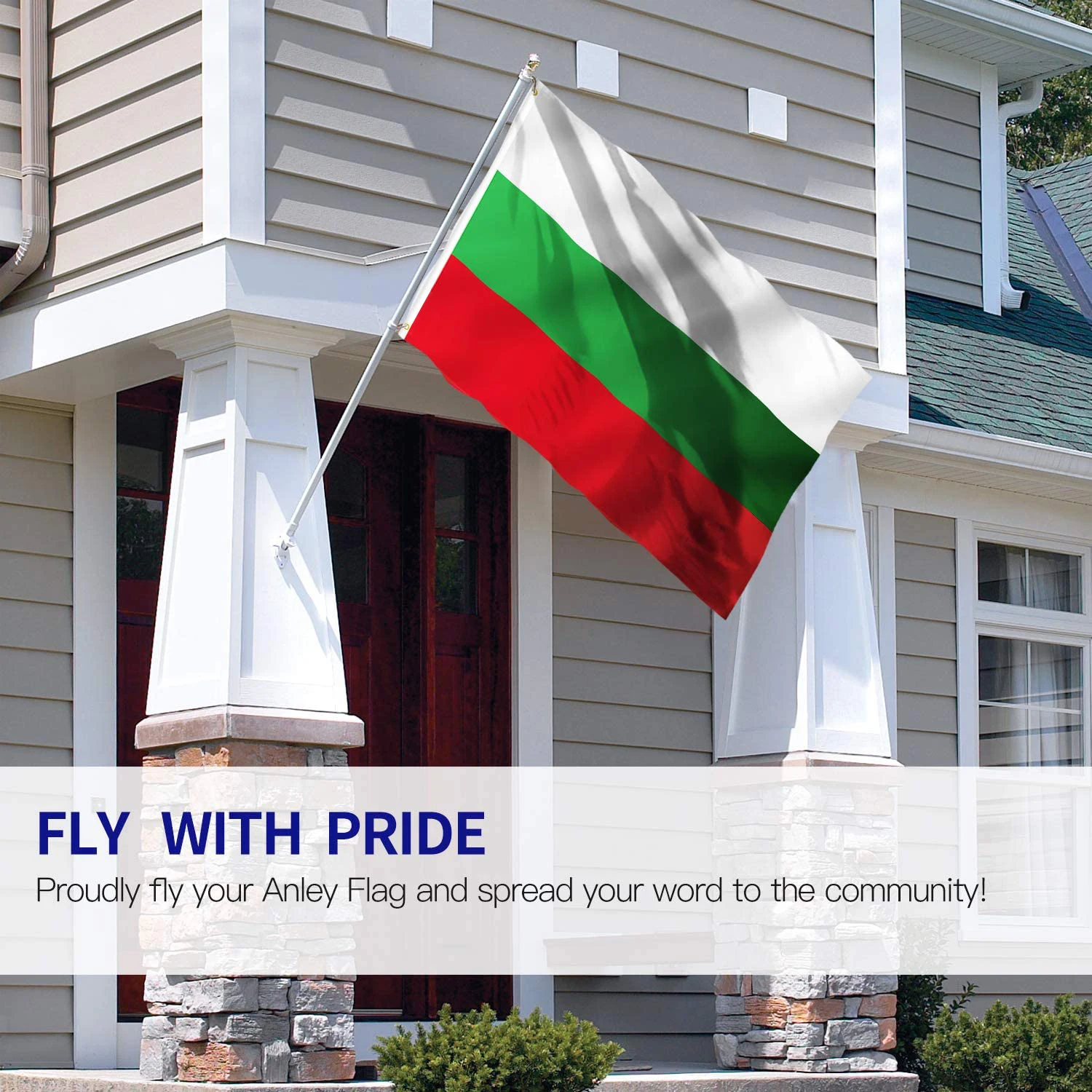 3x5 Bulgaria Flag – Heavy Duty Polyester With Brass Grommets, Perfect For Outdoor Display