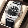 8 Silver Case Silver Bezel Black Dial