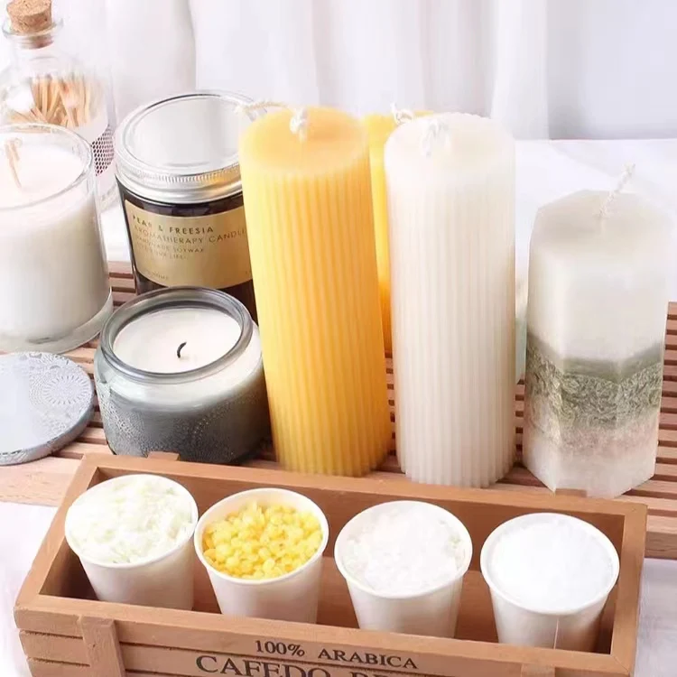 Wholesale Granular Hard Soy Candle Wax Soy Wax For Pillar Candles Soy