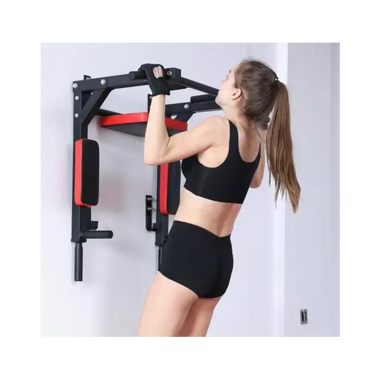 Wall Mounted Pull up Bar Multifunctional Chin -up Bar Dip Stand for Indoor Home Gym Workout for Sale
