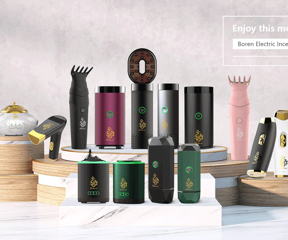 Luxury Comb Electric Incense Burner Arabic Bakhoor Hair Mubkhar Incense