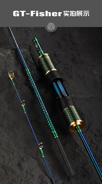 Ecooda GT-Fisher X62 Full Solid Slow Jigging Rod, Spring Scenery