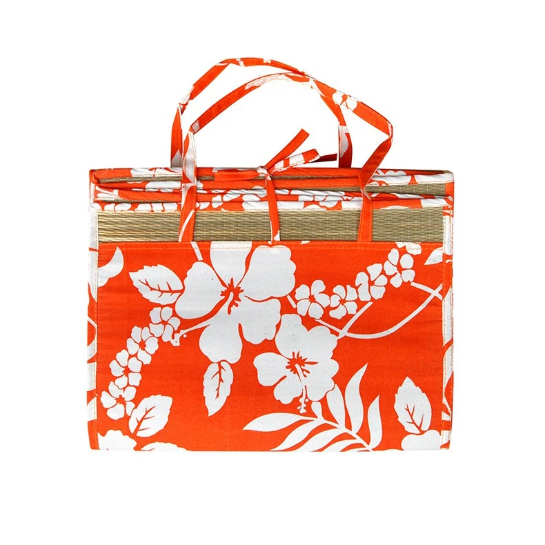 Пользовательский портативный соломенный пляжный коврик Летний