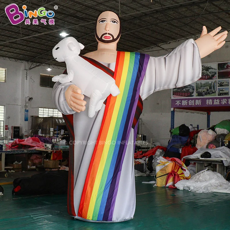 Custom Made Design Inflatable Baby Jesus Christ Statue Model Balloon Inflatable Sculpture Giant Inflatable Jesus for Display