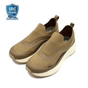 Oil Resistant SRC Slip Casual Shoes with Rubber Outsole for Workplace Men Work Chef Shoes