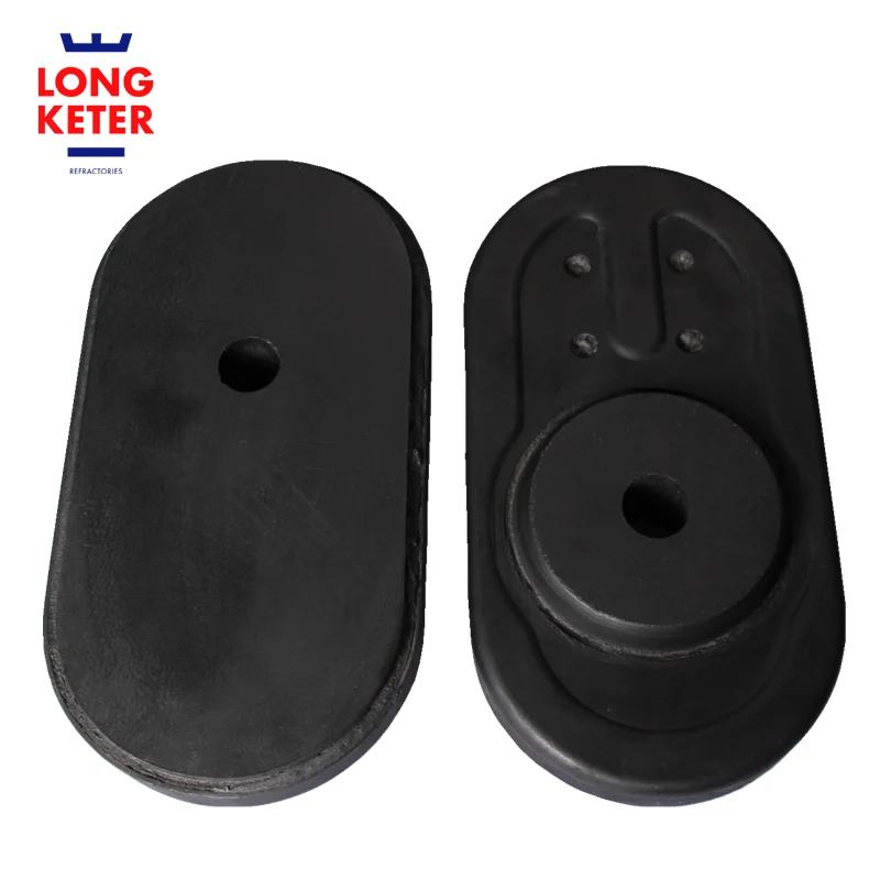 1 QC System Refractory Ladle Slide Gate Plate Complete Set of Upper and Lower Nozzle Slide Plate