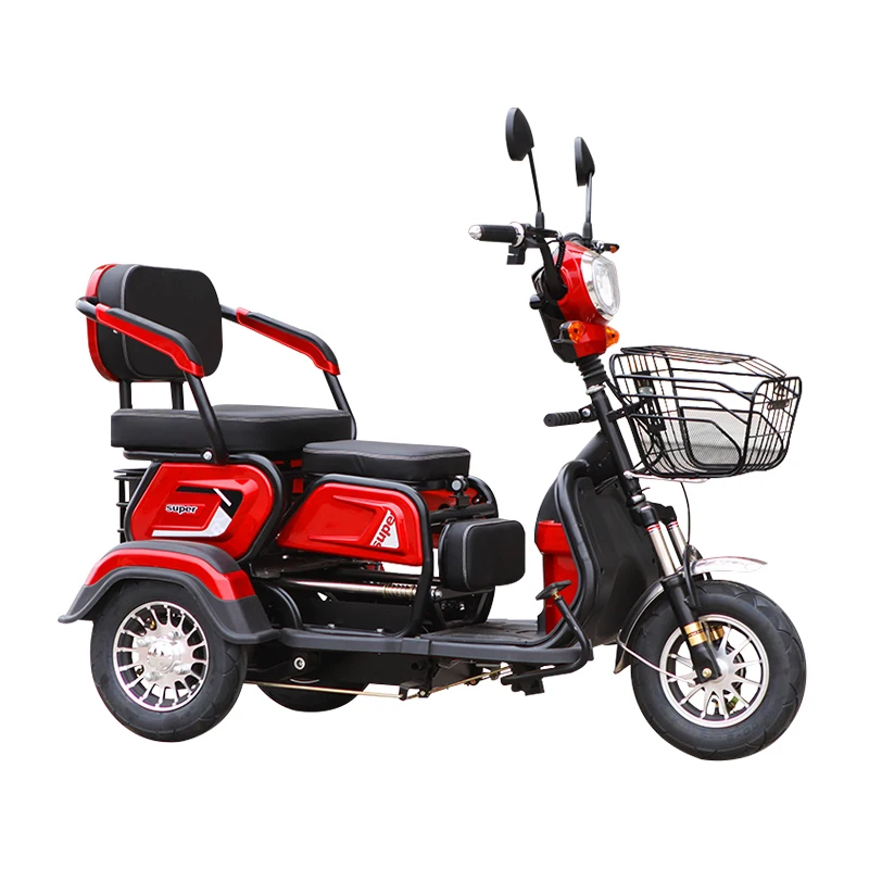 Elderly mobility scooter outdoor travel handicapped scooter 3 wheels safe disabled scooter for senior