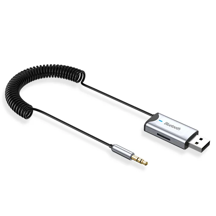 BT Aux адаптер Dongle USB к разъему 3 5 мм автомобильный аудио 0 комплект громкой связи для автомобильного приемника