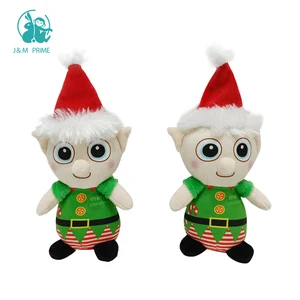 China Factory Custom Mini Cute Plush Elves Soft Christmas Doll Plush Elf Toy