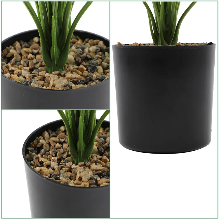 Mydays Simulation Greenery Leaves Plant Fake Flower Pot Artificial
