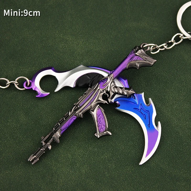 Porte-clés Valorant Mini Karambit - 2 Pièces - Alliage Zinc - Pour Clés, Sac à Dos, Téléphone