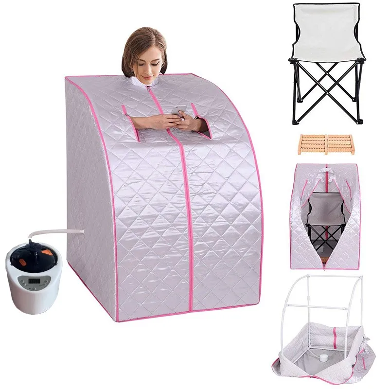 Home Spa Lagrge Capacity Full Body Portable Steam Sauna Tent With 2l