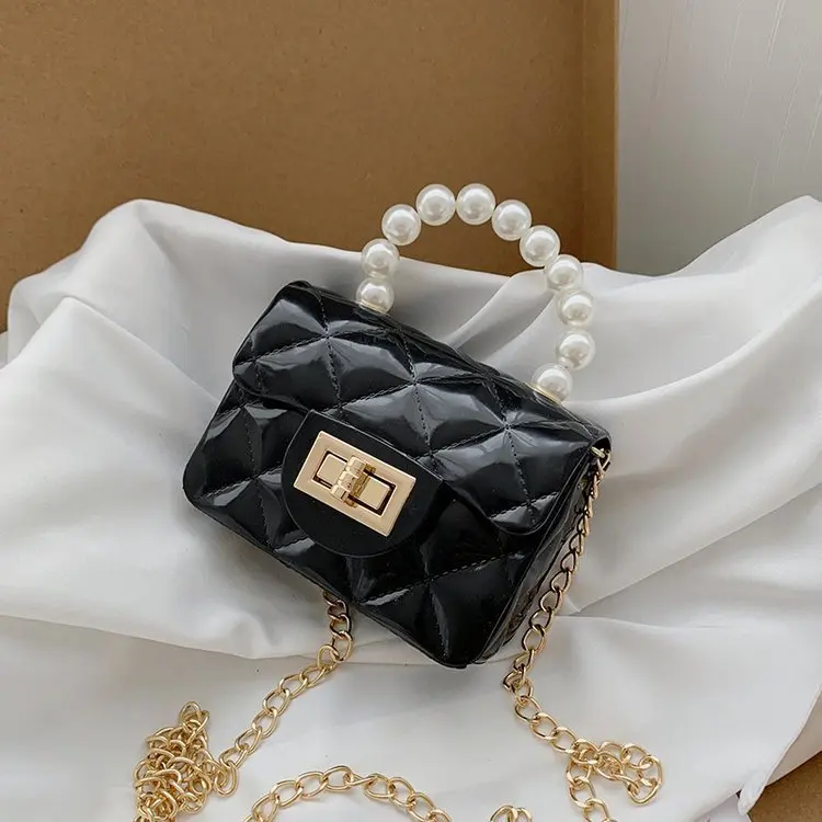 Lya Quilted Mini Bag - Denim – Girls Will Be Girls