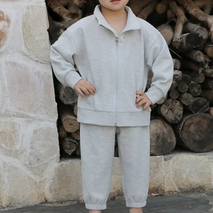 2026 Export Quality Fall Children Sports Sweatsuit With Elastic Waist Long Sleeve Kids Clothing Set for Girls