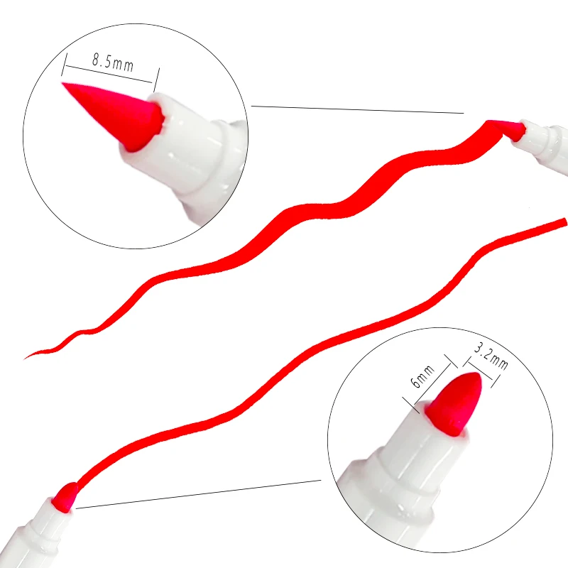 Горячая Распродажа двойной наконечник цветная печать на наборе футболка и текстиль набор искусство для ткани одежды Перманентный маркер ручка