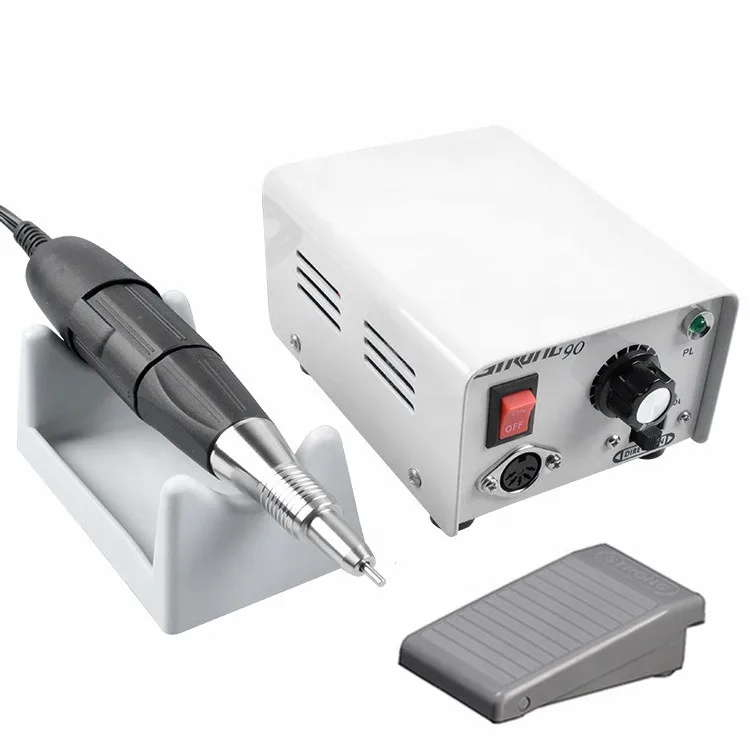 2028J OEM Micro Korea Dental Lab Motor 40K Strong90 102 Nail Drill Denture Milling Gold Metal Jewelry Gel Nail Polishing Machine
