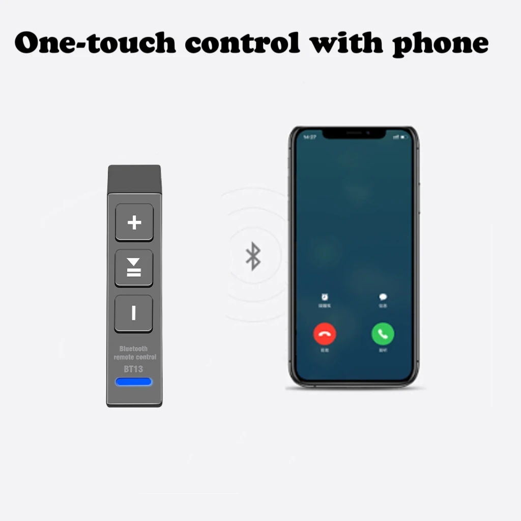 Waterproof Motorcycle Handlebar Bluetooth Remote Control Grip Long Standby Time Smooth Song Switching