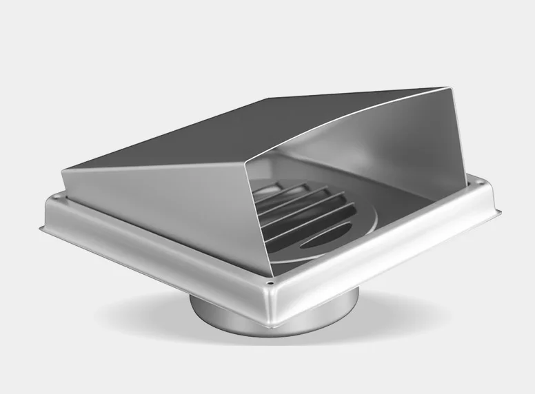 Stainless Steel Movable square Exhaust Vent