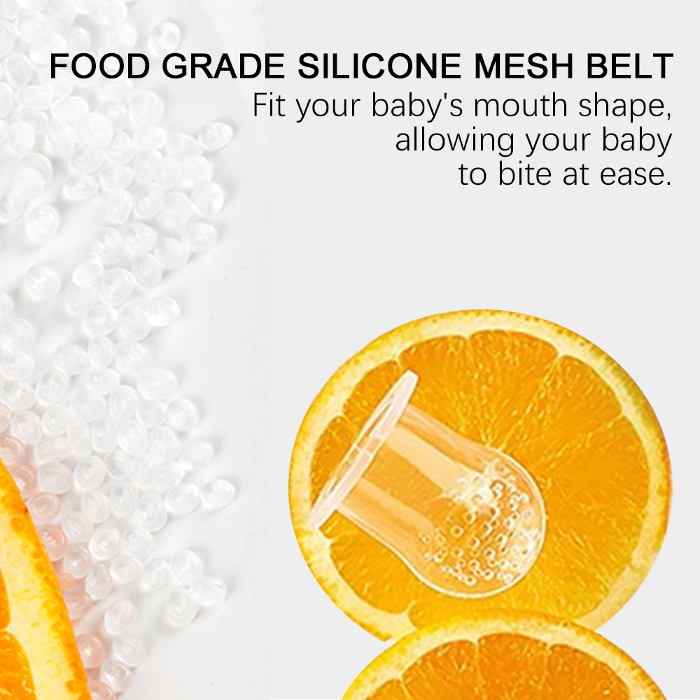 Infant New Born Silicone Teething Baby Nipple Feeder Fresh Fruit Baby