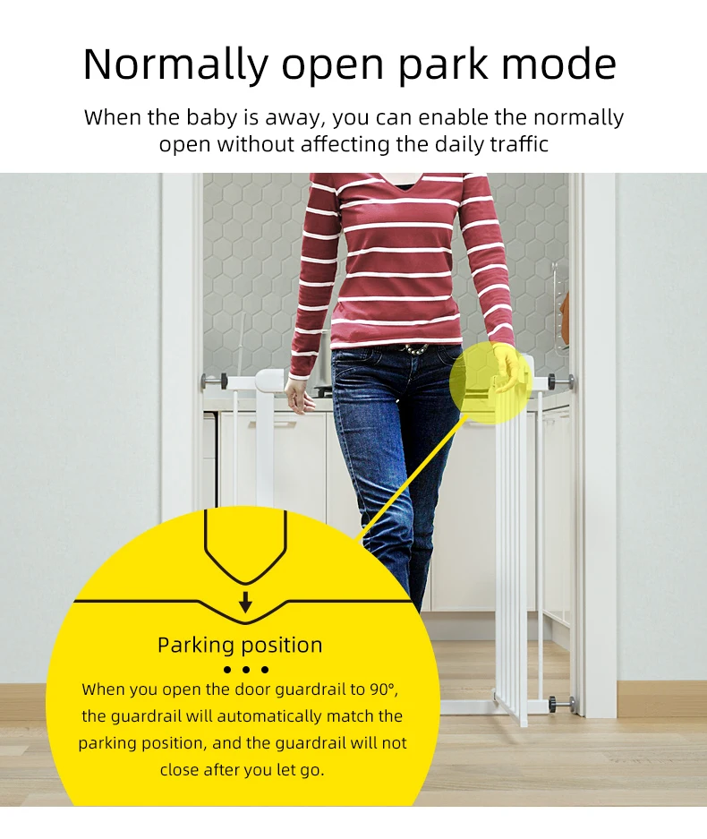 Baby Gate For Doorways And Stairs Wide Walk Thru Baby Safety Gate Easy