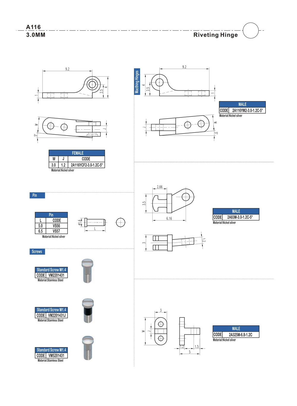 Glasses Assembly Hinges And Wire Cores Spectacle Spare Parts Eyeglass